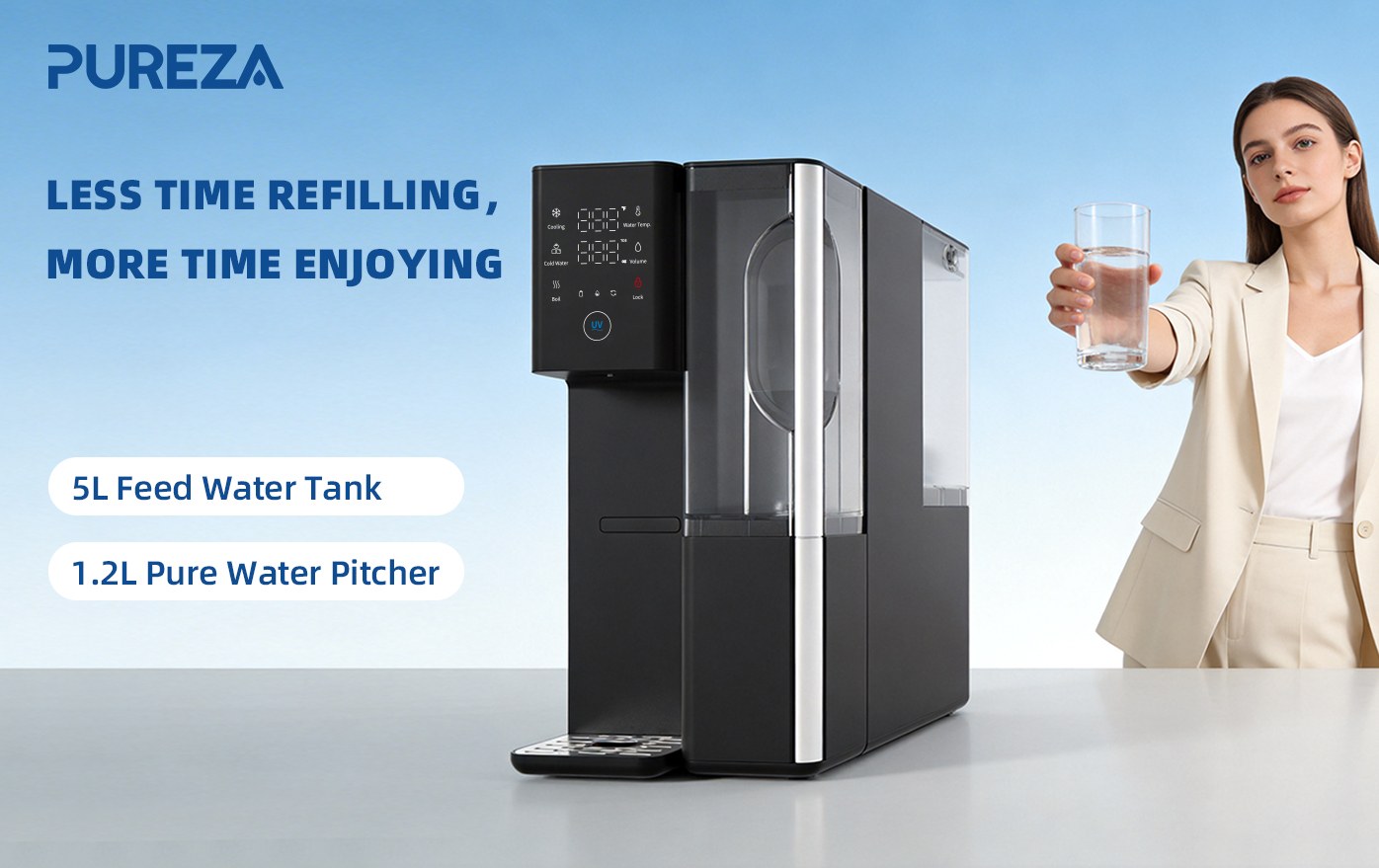 Countertop Hot & Cold RO Water Dispenser
